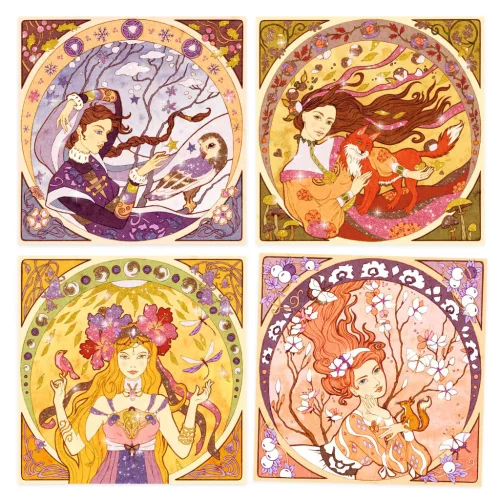 Djeco Művészeti műhely, Isteni, Inspired by Alfons Mucha