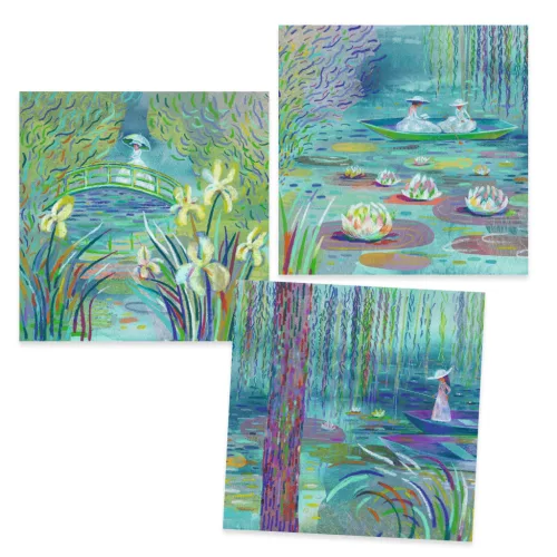 Djeco Design by Művészeti műhely Tavirózsák - Inspired by Claude Monet Water Lily