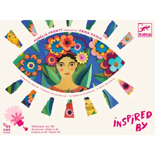 Djeco Design by Művészeti műhely Virágdíszben - Inspired by Frida Kahlo Coyoacán