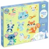 Djeco Artistic Aqua Vizes gyöngykirakó készlet Bundás barátok - Furry friends