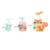 Djeco Artistic Aqua Vizes gyöngykirakó készlet Bundás barátok - Furry friends