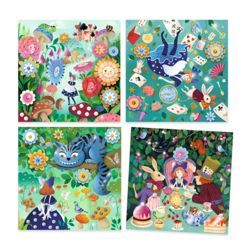 Djeco Művészeti műhely Meseillusztráció Alíz Csodaországban - In Wonderland