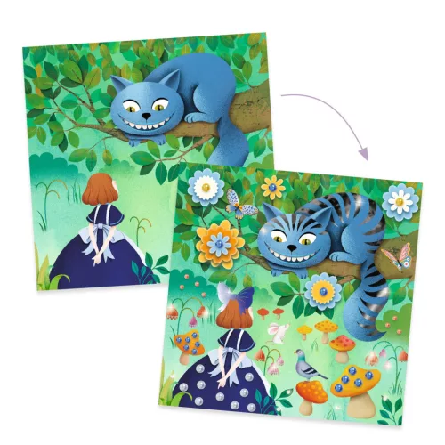 Djeco Művészeti műhely Meseillusztráció Alíz Csodaországban - In Wonderland