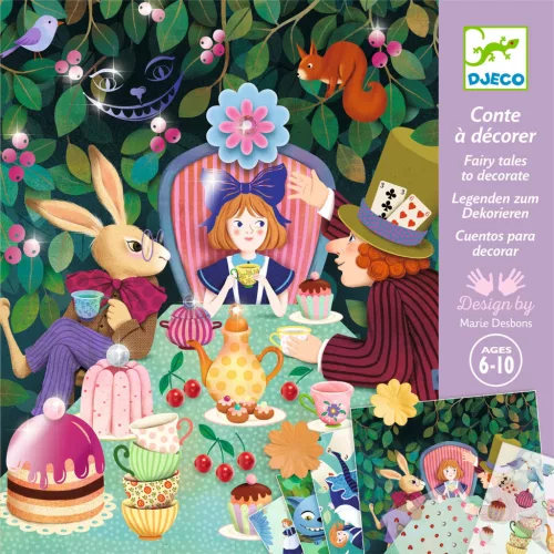 Djeco Művészeti műhely Meseillusztráció Alíz Csodaországban - In Wonderland