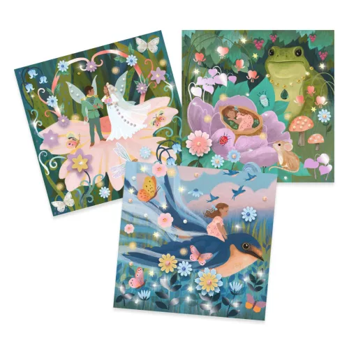 Djeco Design by Művészeti műhely Meseillusztráció Hüvelyk Panna - Thumbelina