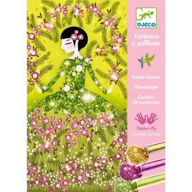   Djeco Csillámkép készítő - Csillogó ruhák - Glitter dresses