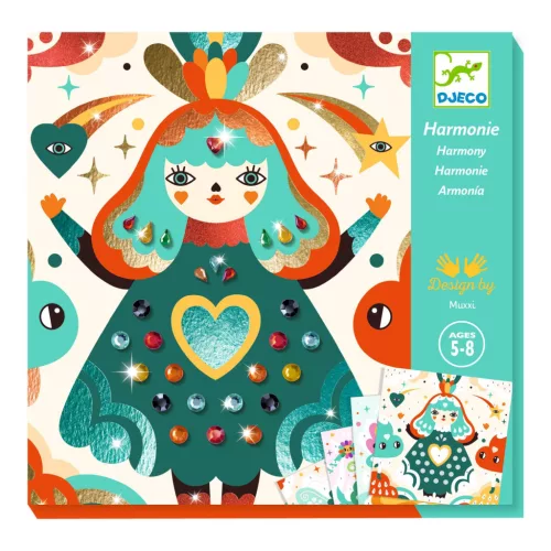 Djeco Design by Fémfóliás színezés Harmónia - Harmony