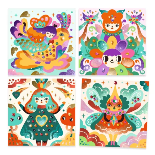Djeco Design by Fémfóliás színezés Harmónia - Harmony