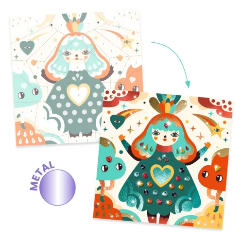 Djeco Design by Fémfóliás színezés Harmónia - Harmony