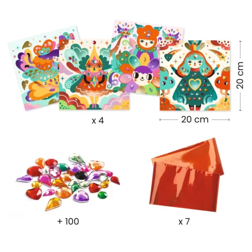 Djeco Design by Fémfóliás színezés Harmónia - Harmony