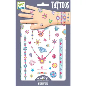   Djeco Tetováló matricák Jenni ékszerei - Jenni's Jewels