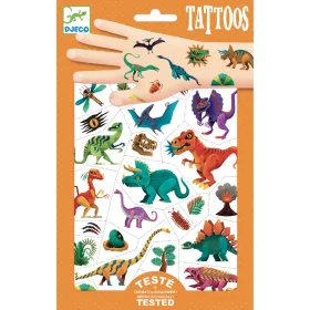 Djeco Tetováló matricák Dínó klub - Dino club