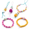 Djeco Gyöngyfűzés Fagyöngyök és figurák - Beads and figurines