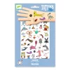Djeco Tetováló matricák Cukik és viccesek - Little critters