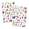 Djeco Tetováló matricák Cukik és viccesek - Little critters