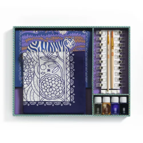AGA Műterem 10 Selyem festés Tigrisek - Atelier 10 Silk Painting