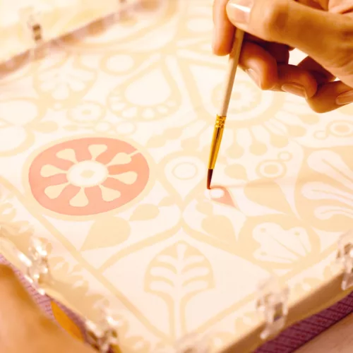 AGA Műterem 11 Selyem festés Mandalák - Atelier 11 Silk Painting