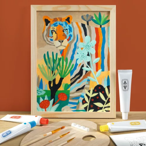 AGA Műterem 22 Színkeverés Tigris - Atelier 22 Colour Mixing