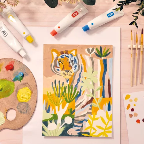 AGA Műterem 22 Színkeverés Tigris - Atelier 22 Colour Mixing