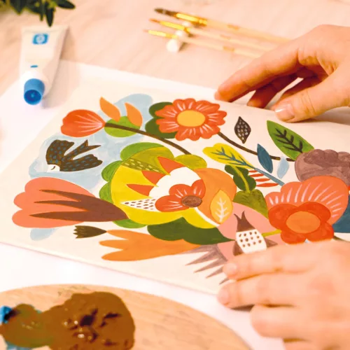AGA Műterem 23  Színkeverés Csendélet - Atelier 23 Colour Mixing