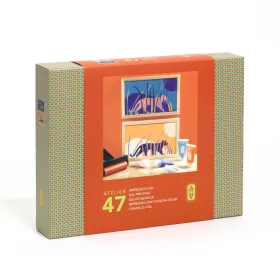   AGA Műterem 47 Gélnyomtatás Éjjel és nappal - Atelier 47 Gel Printing