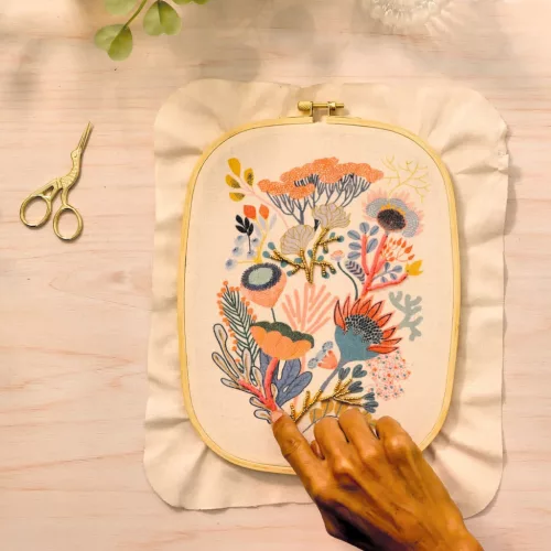 AGA Műterem 58 Gyöngyhímzés Gyöngyvirág - Atelier 58 Beadwork