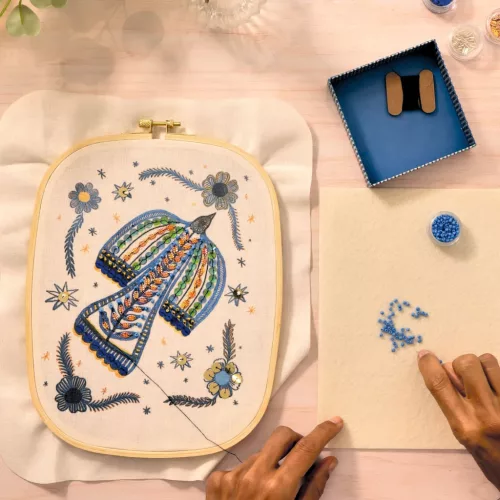 AGA Műterem 59 Gyöngyhímzés Gyöngymadár - Atelier 59 Beadwork