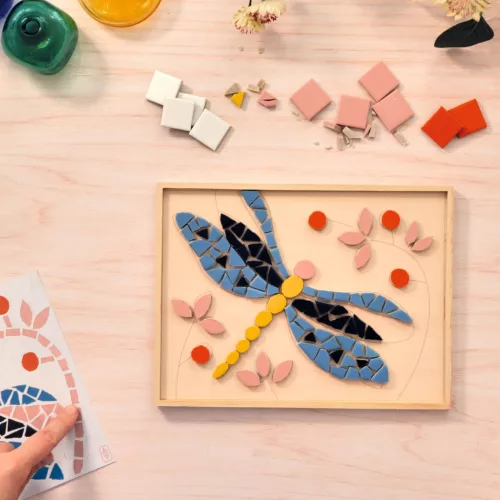 AGA Műterem 72 Mozaikkép Szítakötő - Atelier 72 Mosaic
