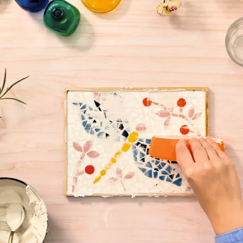 AGA Műterem 72 Mozaikkép Szítakötő - Atelier 72 Mosaic