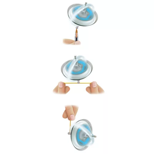 Navir Ledes csodagiroszkóp - UFO Lighting Gyroscope