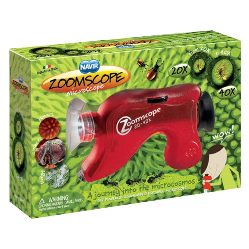 Navir Hordozható mikroszkóp transzparens színek - Zoomscope Microscope T-Color