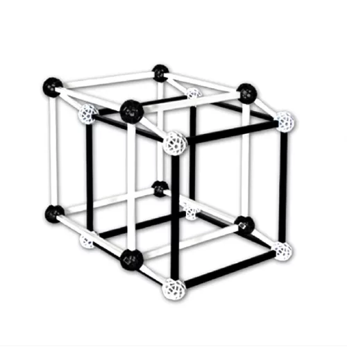 ZomeTool Tudományos modellező készlet - ZomeTool fekete-fehérben Design 3