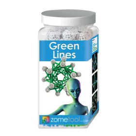   ZomeTool Tudományos modellező készlet - Zöld pálcák Green Lines