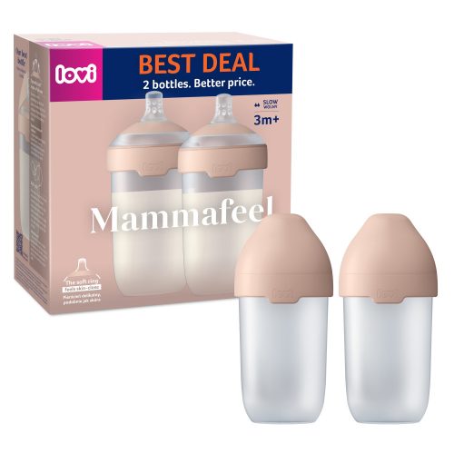 LOVI MAMMAFEEL cumisüveg szett 250ml 2db