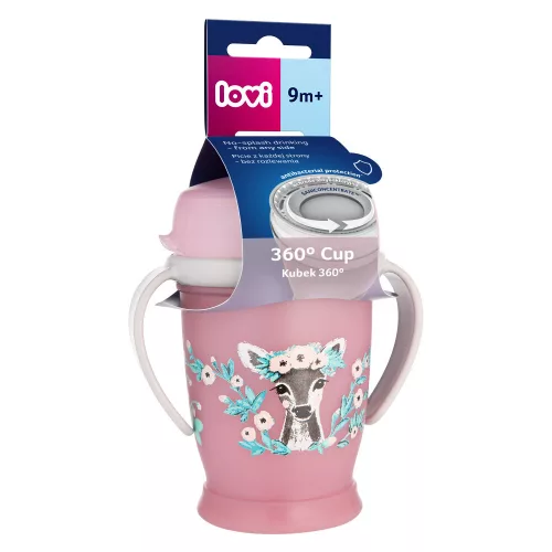 LOVI 360° Drink Master itatópohár 250ml Wild Soul - lány