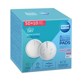   Canpol babies Légáteresztő, csúszásgátlós, eldobható melltartóbetét, 3D-s, 50+10db