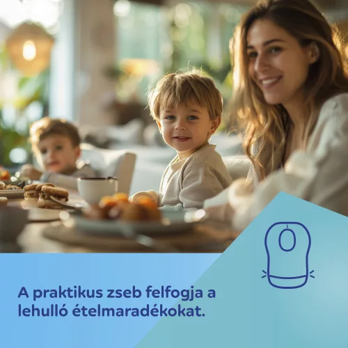 Canpol babies Vízálló egyszer használatos előke zsebbel 10 db