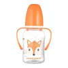 Canpol babies Keskeny nyakú cumisüveg fogantyúval, CUTE ANIMALS, 120 ml, róka