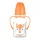 Canpol babies Keskeny nyakú cumisüveg fogantyúval, CUTE ANIMALS, 120 ml, róka