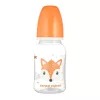 Canpol babies Keskeny nyakú cumisüveg CUTE ANIMALS 120ml - Orange