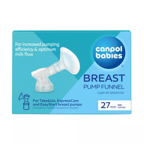 Canpol babies Tölcsér mellszívóhoz, rugalmas peremmel, 27 mm