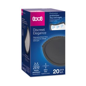 LOVI Discreet Elegance melltartóbetét 20 db - fekete