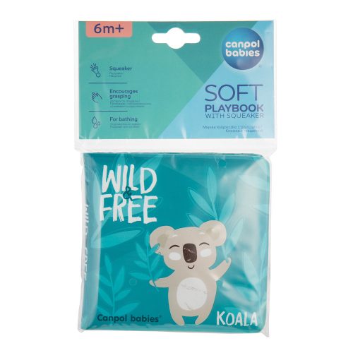 Canpol babies Puha sípoló könyvecske - Safari