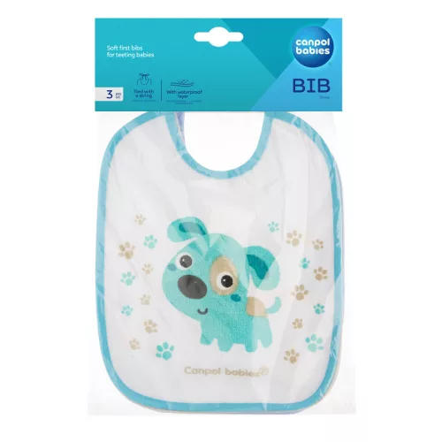 Canpol babies Vízálló pamut előke készlet, 3 db - BUNNY&COMPANY