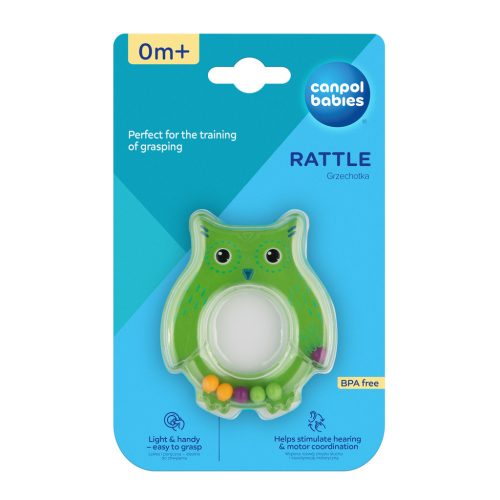 Canpol babies BAGOLY, csörgő, zöld