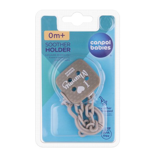 Canpol babies Cumilánc, I LOVE MUMMY - szürke