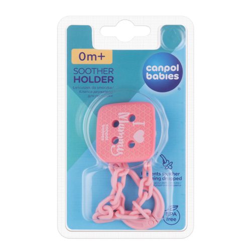 Canpol babies Cumilánc, I LOVE MUMMY - rózsaszín