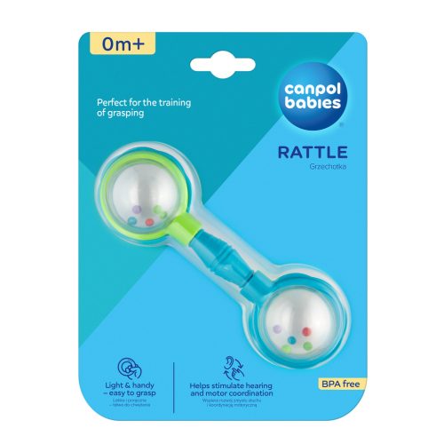 Canpol babies BARBELL csörgő, kék