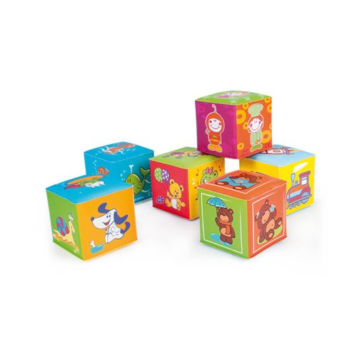 Canpol babies Puha tanuló kockák, 6db