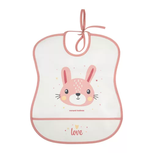 Canpol babies Mosható puha előke CUTE ANIMALS mezei nyúl